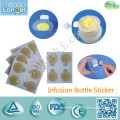 China high quality infusion bottle sticker